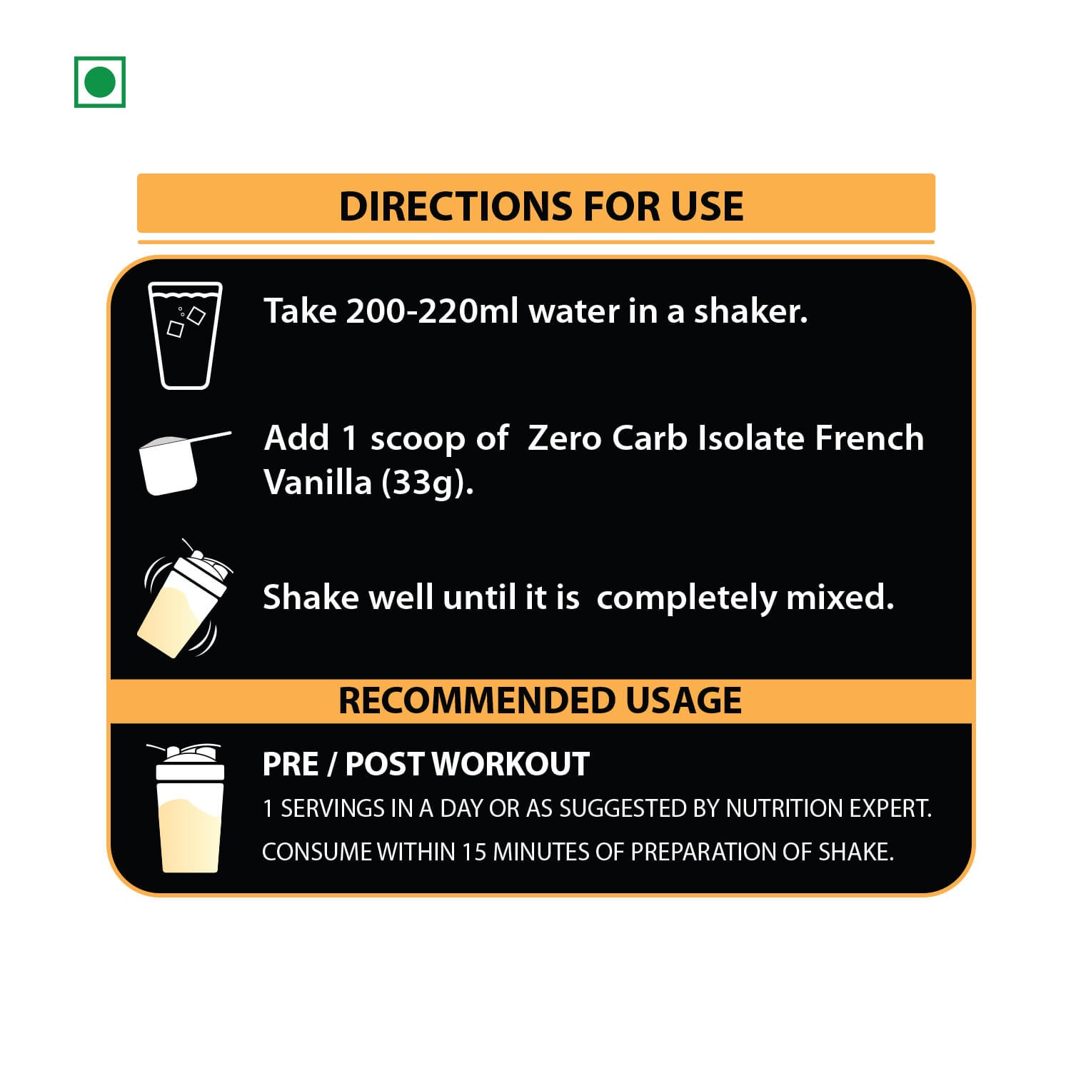 Protrition Zero Carb Isolate, 1kg, French Vanilla