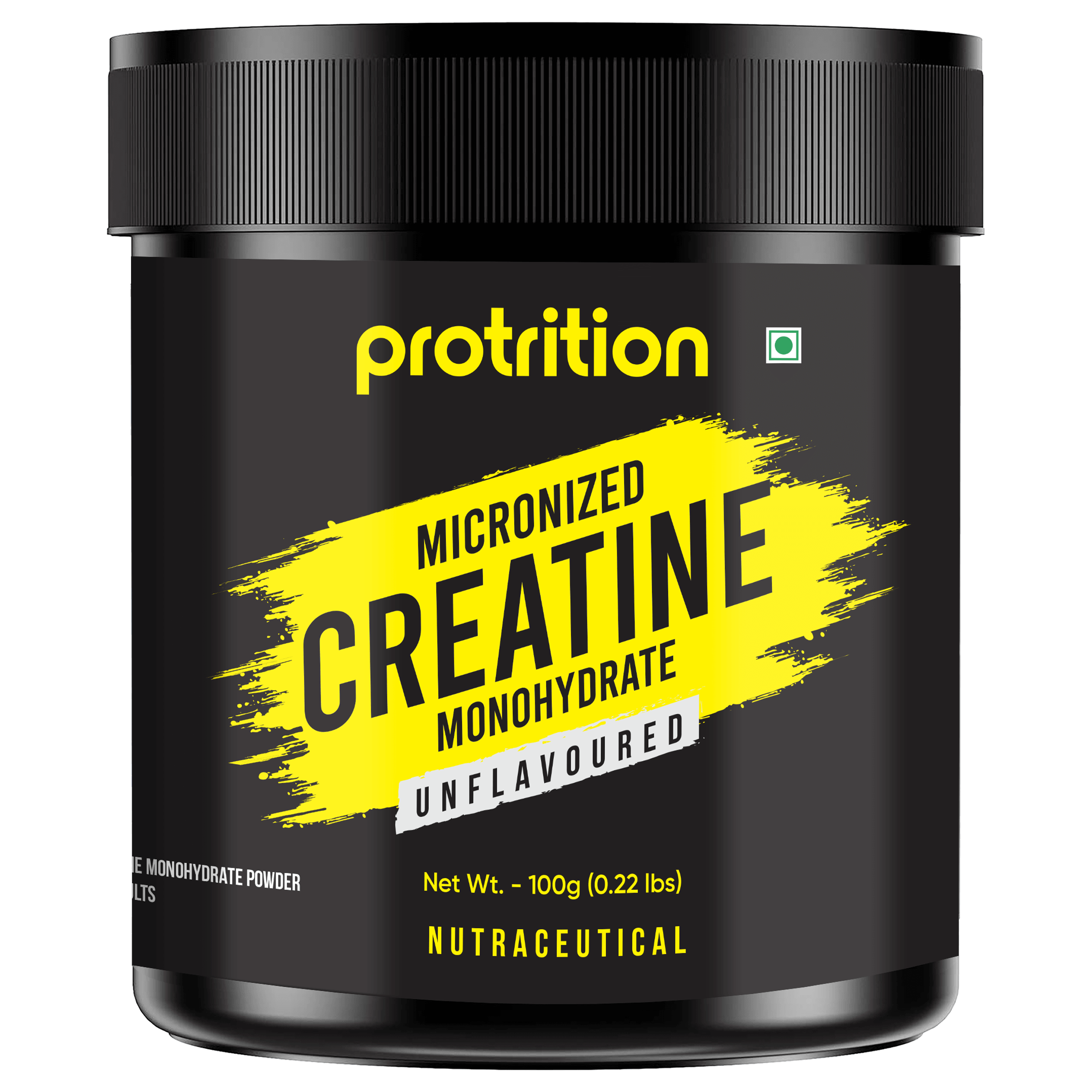Protrition Micronized Creatine Monohydrate, 100g, Unflavoured