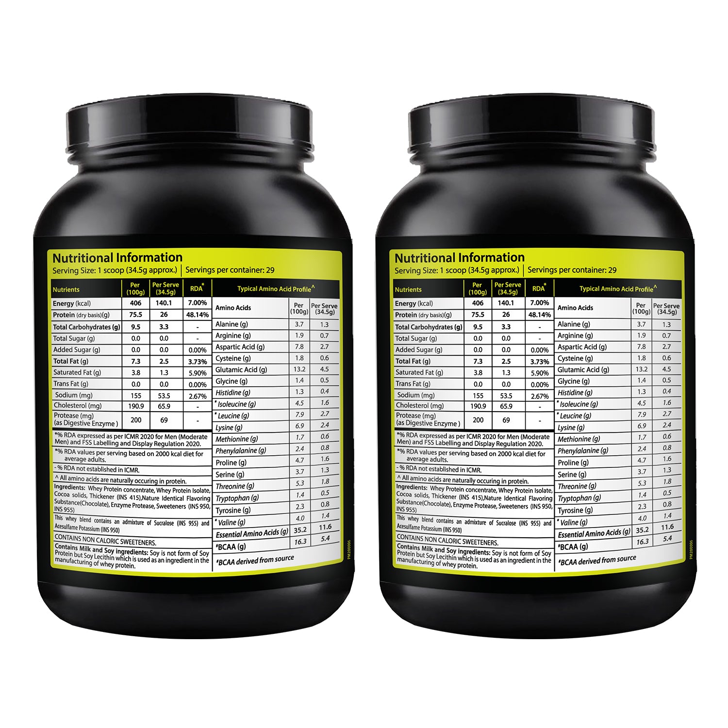 Whey Protein Chocolate Pack of 2