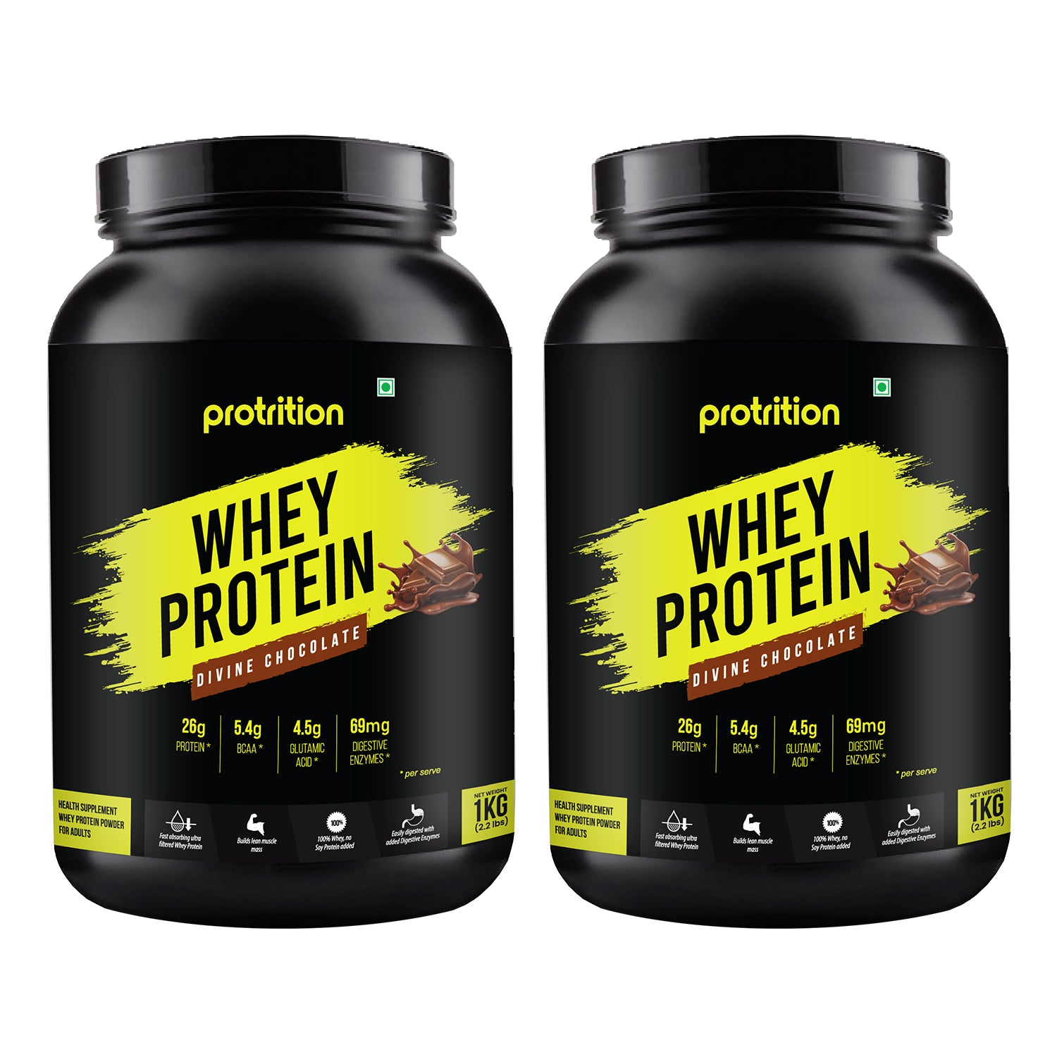 Whey Protein Chocolate Pack of 2