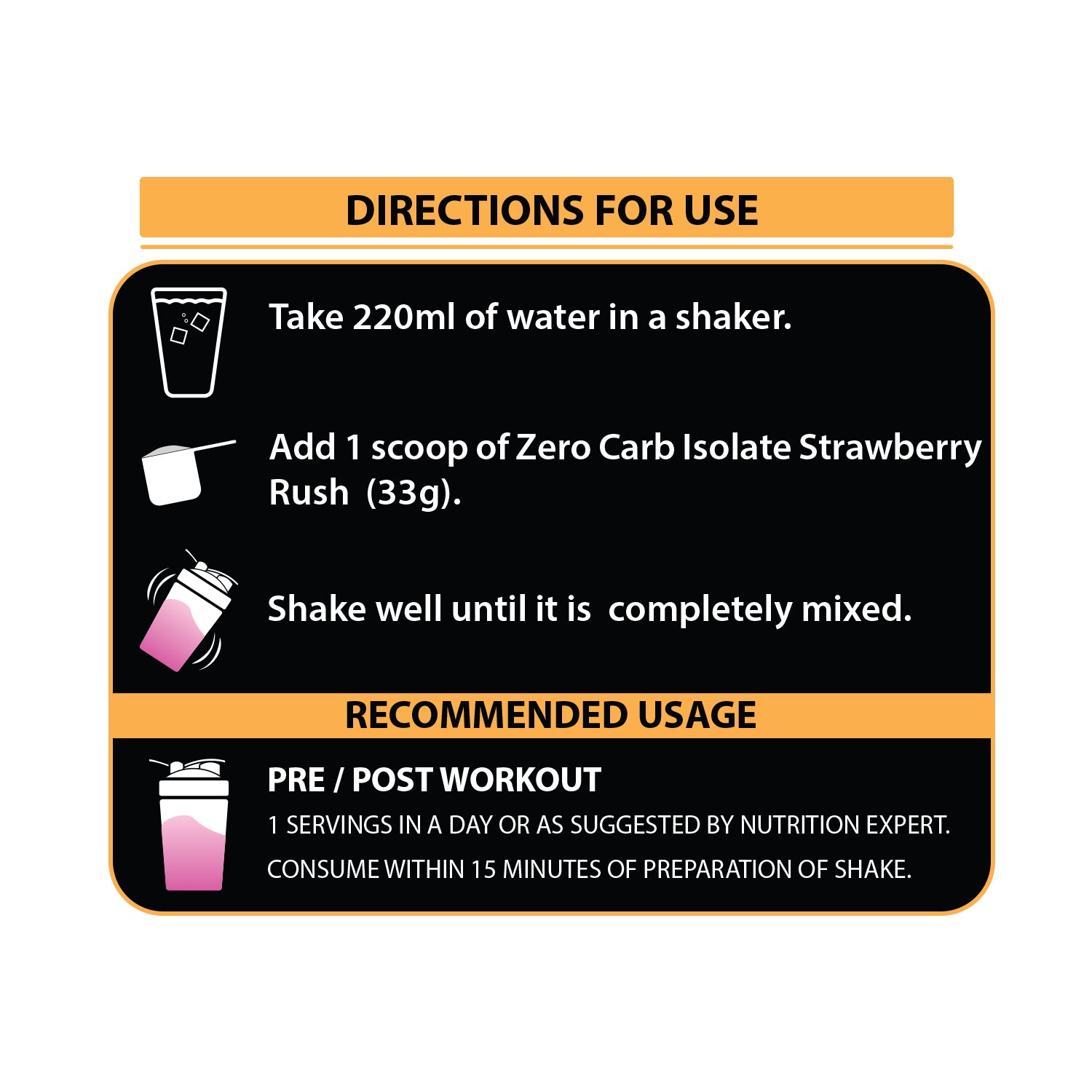 Protrition Zero Carb Isolate, 1kg, Strawberry Rush